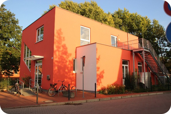 febel_kindergarten Ansicht Febel Kindergarten Gebäude